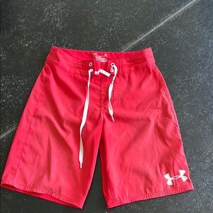Under Armour Boy’s Red Swim Shorts
